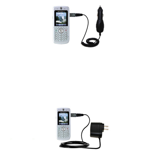 Car & Home Charger Kit compatible with the Motorola SLVR L6
