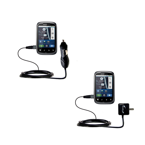 Car & Home Charger Kit compatible with the Motorola Spice XT