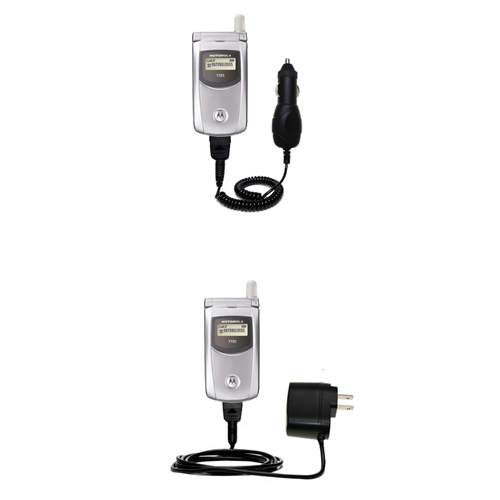 Car & Home Charger Kit compatible with the Motorola T725e