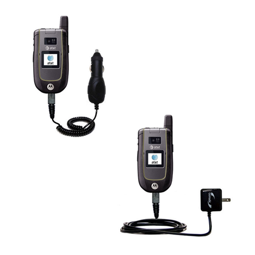 Car & Home Charger Kit compatible with the Motorola Tundra VA76r