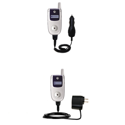 Car & Home Charger Kit compatible with the Motorola V220