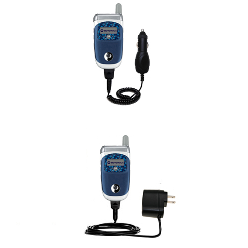 Car & Home Charger Kit compatible with the Motorola V226