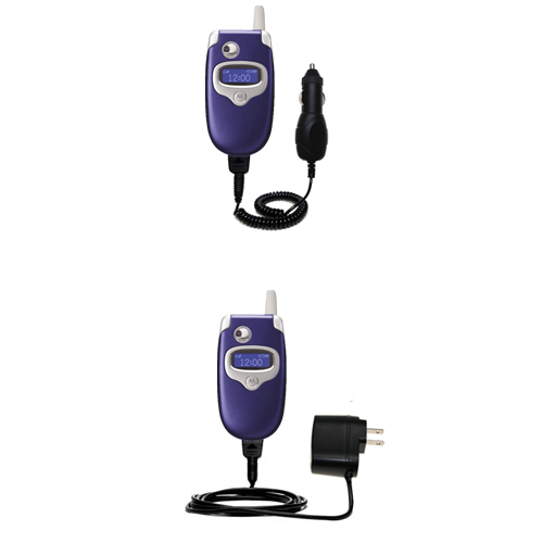 Car & Home Charger Kit compatible with the Motorola V330