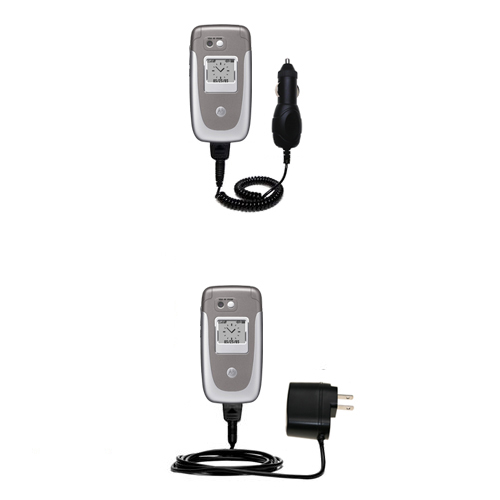 Car & Home Charger Kit compatible with the Motorola V360