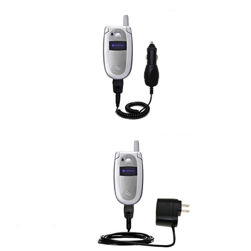 Car & Home Charger Kit compatible with the Motorola V500