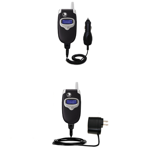 Car & Home Charger Kit compatible with the Motorola V535