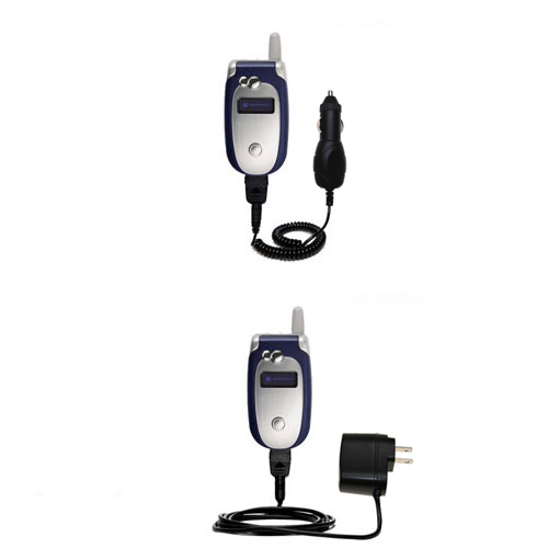 Car & Home Charger Kit compatible with the Motorola V555