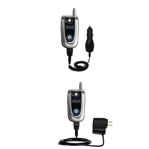 Car & Home Charger Kit compatible with the Motorola V600