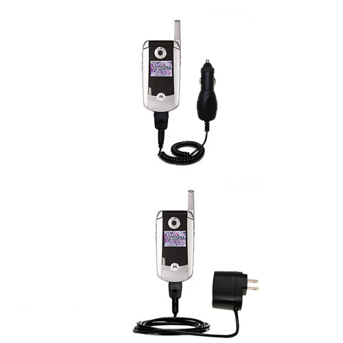 Car & Home Charger Kit compatible with the Motorola V710