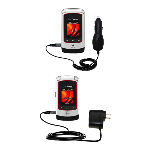 Car & Home Charger Kit compatible with the Motorola V750