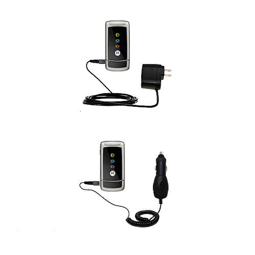 Car & Home Charger Kit compatible with the Motorola W220