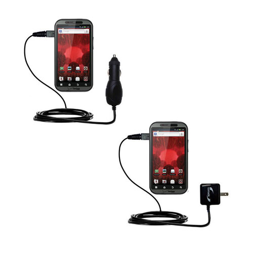 Car & Home Charger Kit compatible with the Motorola XT865