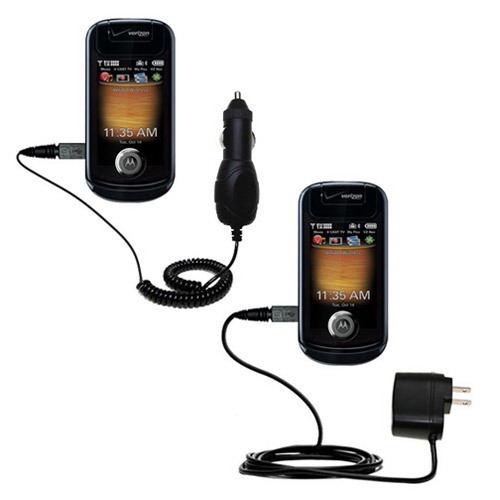 Car & Home Charger Kit compatible with the Motorola ZN4