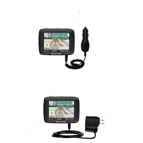 Car & Home Charger Kit compatible with the Navigon 2100