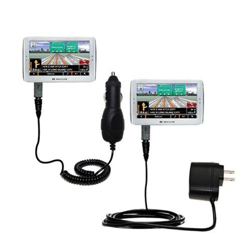 Car & Home Charger Kit compatible with the Navigon 8100T