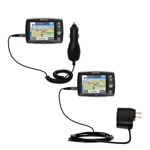 Car & Home Charger Kit compatible with the Navman F20 Europe