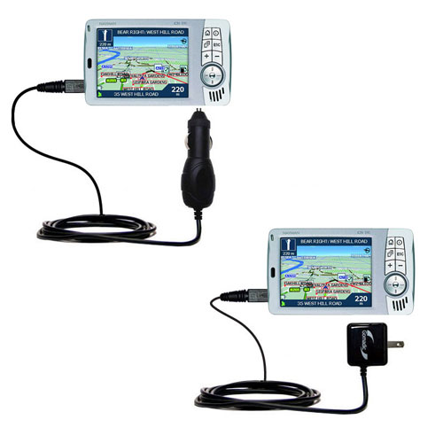 Car & Home Charger Kit compatible with the Navman iCN 510