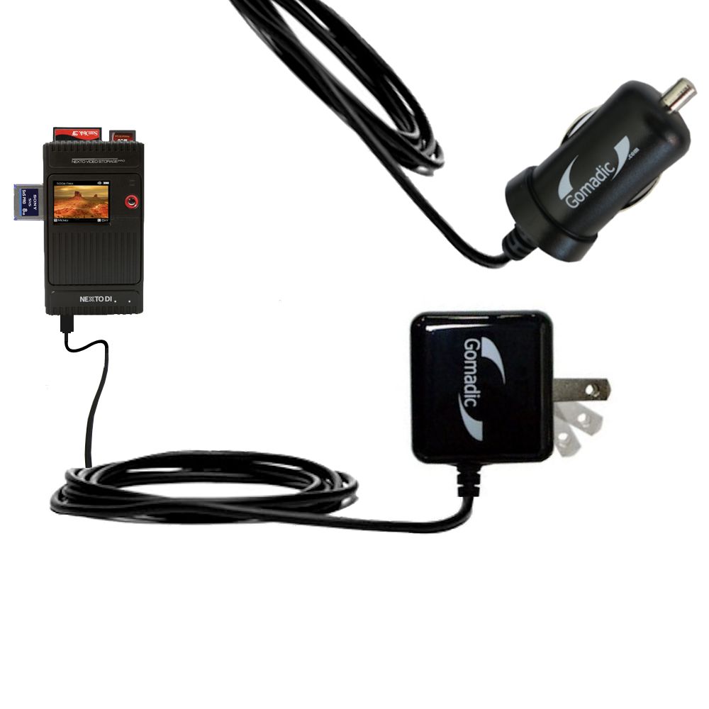 Car & Home Charger Kit compatible with the Nexto Di Extreme ND-2725 / ND2725