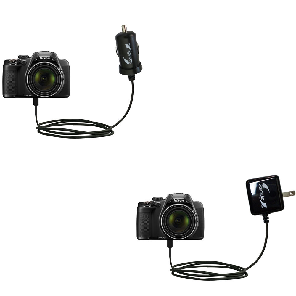 Car & Home Charger Kit compatible with the Nikon Coolpix P530