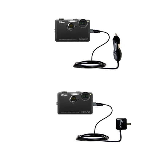 Car & Home Charger Kit compatible with the Nikon Coolpix S1100pj