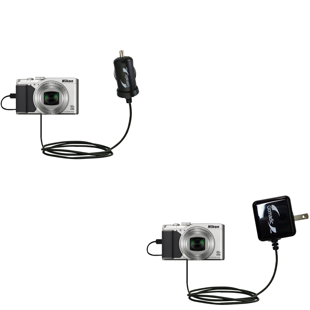 Car & Home Charger Kit compatible with the Nikon Coolpix S9900