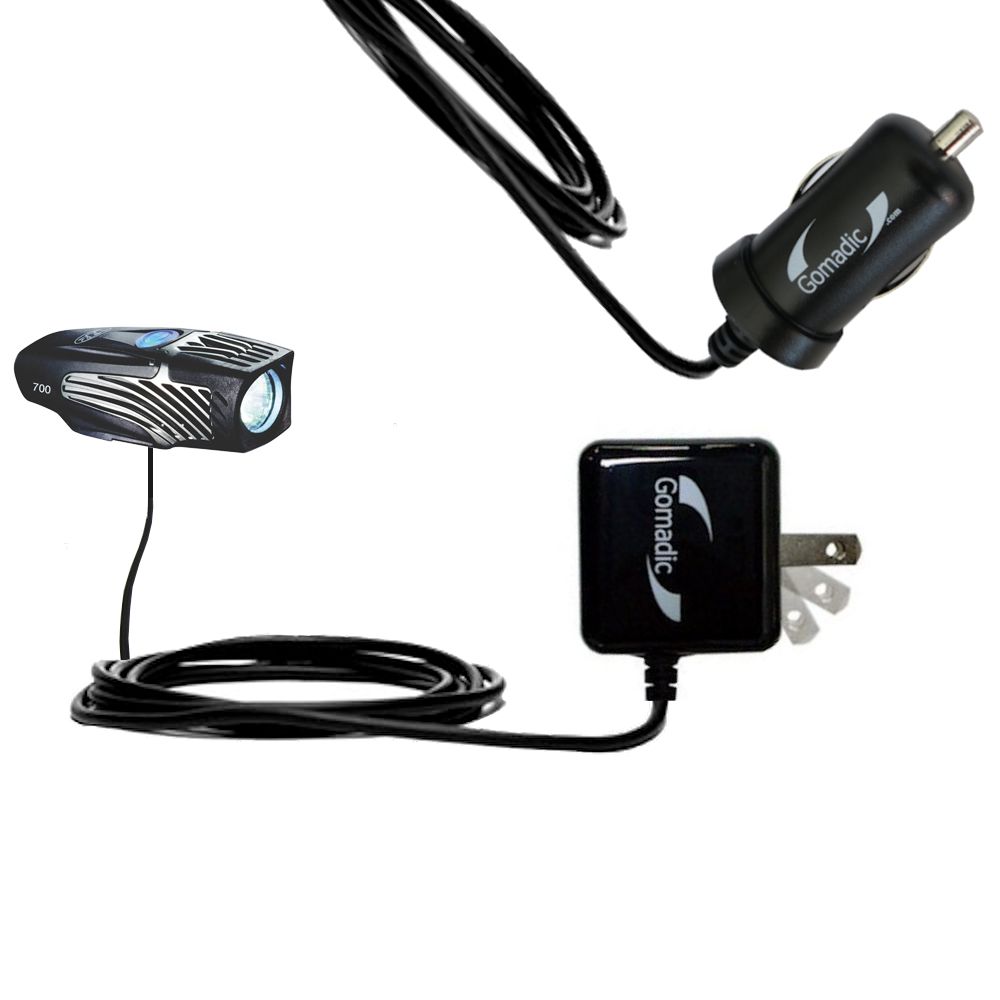 Car & Home Charger Kit compatible with the Nite Rider Lumina 700