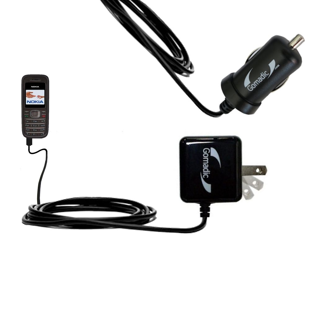 Car & Home Charger Kit compatible with the Nokia 1208