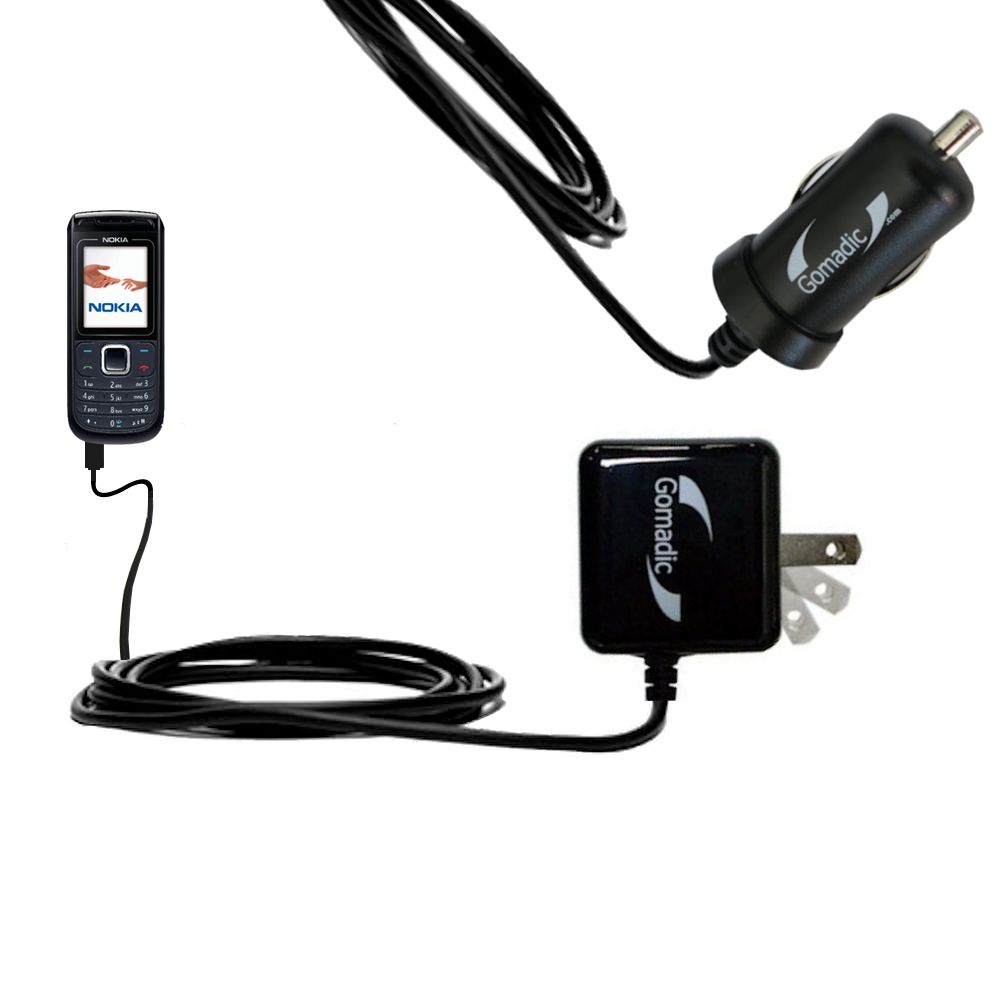 Car & Home Charger Kit compatible with the Nokia 1650 1661 1680