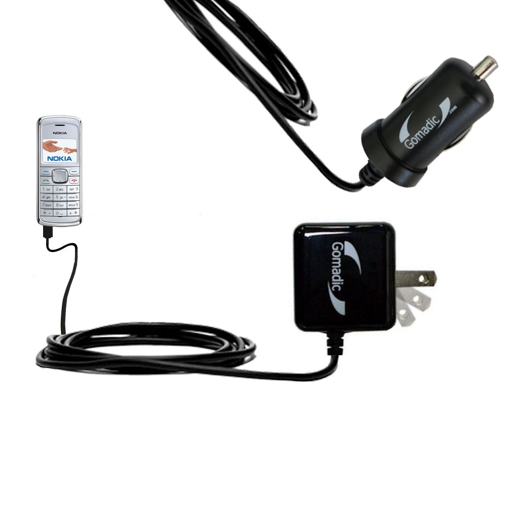 Car & Home Charger Kit compatible with the Nokia 2135 2320 2330