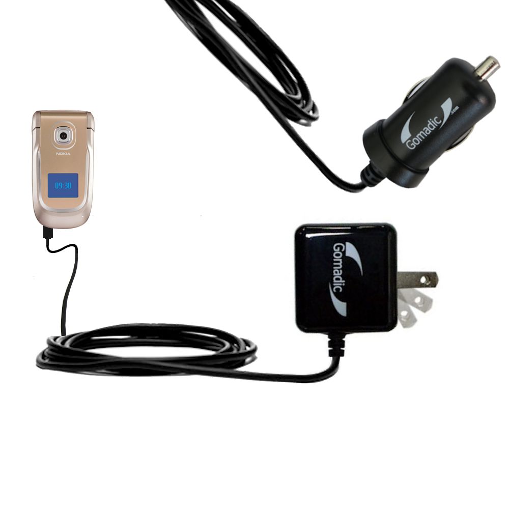 Car & Home Charger Kit compatible with the Nokia 2720 2760