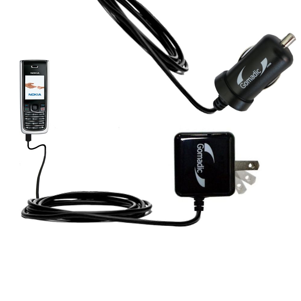 Car & Home Charger Kit compatible with the Nokia 2865i 3155i