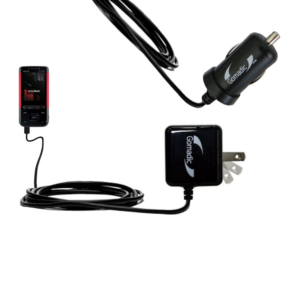 Car & Home Charger Kit compatible with the Nokia 5610 5800