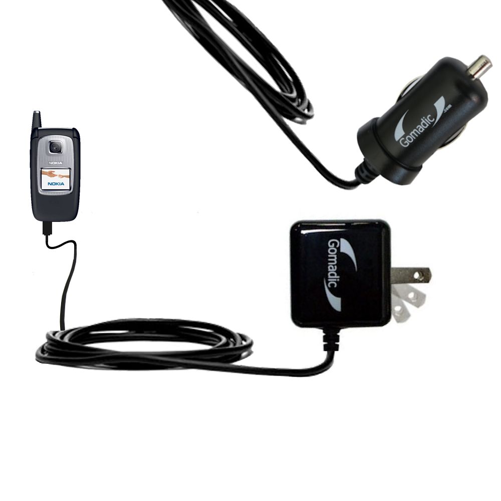 Car & Home Charger Kit compatible with the Nokia 6101i 6102i 6103i
