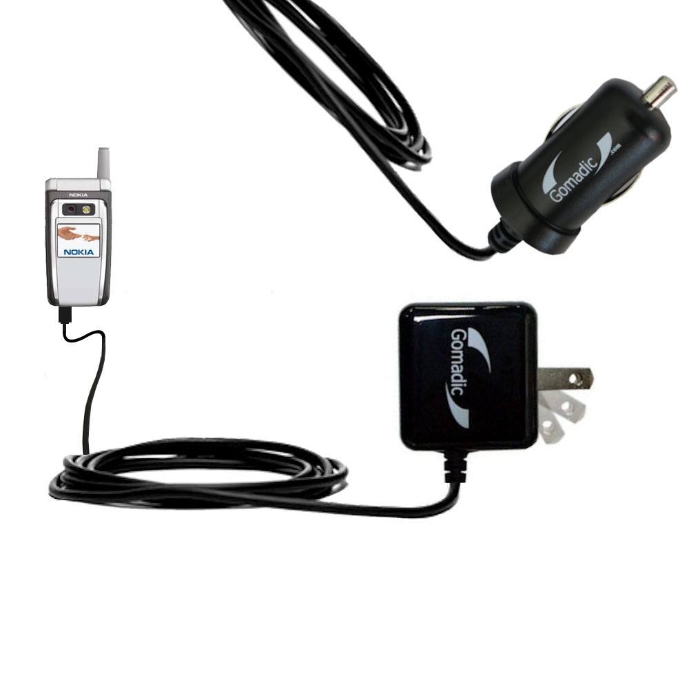 Car & Home Charger Kit compatible with the Nokia 6155i 6165i
