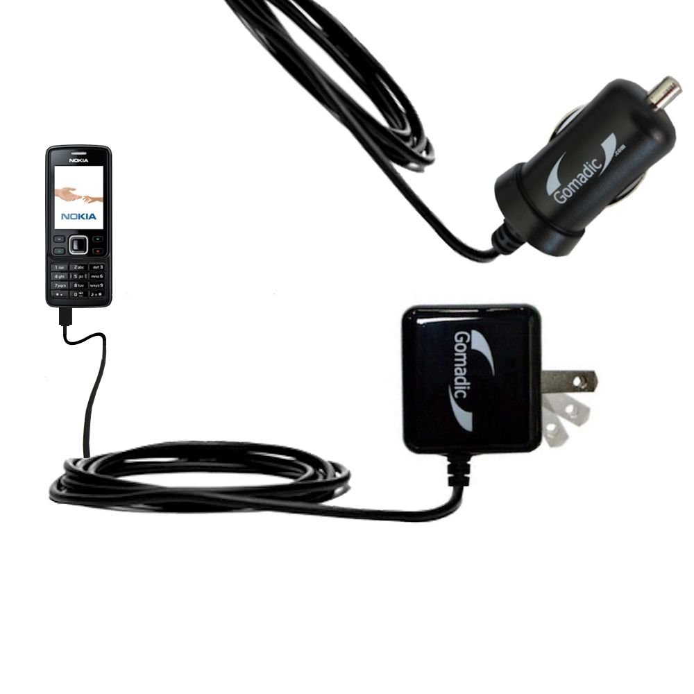 Car & Home Charger Kit compatible with the Nokia 6300 6301 6555 6650