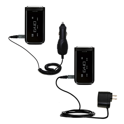Car & Home Charger Kit compatible with the Nokia 7205 Intrigue