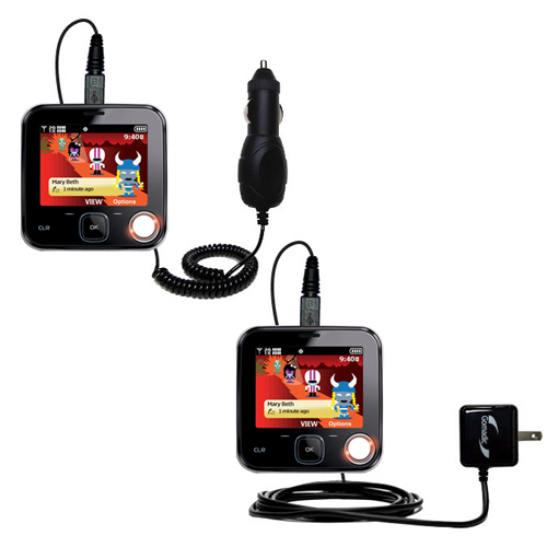 Car & Home Charger Kit compatible with the Nokia 7705 Twist