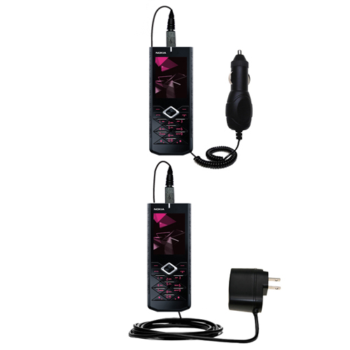 Car & Home Charger Kit compatible with the Nokia 7900 Prism