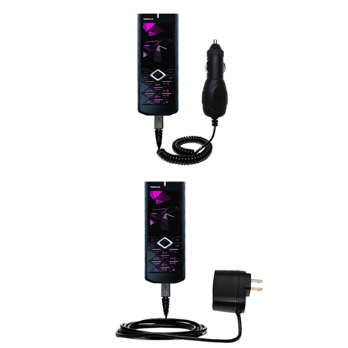 Car & Home Charger Kit compatible with the Nokia Crystal Prism