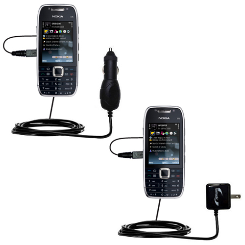 Car & Home Charger Kit compatible with the Nokia E75