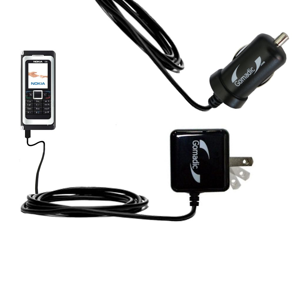 Car & Home Charger Kit compatible with the Nokia E90