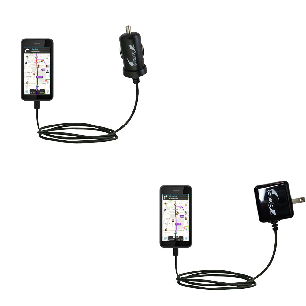 Car & Home Charger Kit compatible with the Nokia Lumia 530