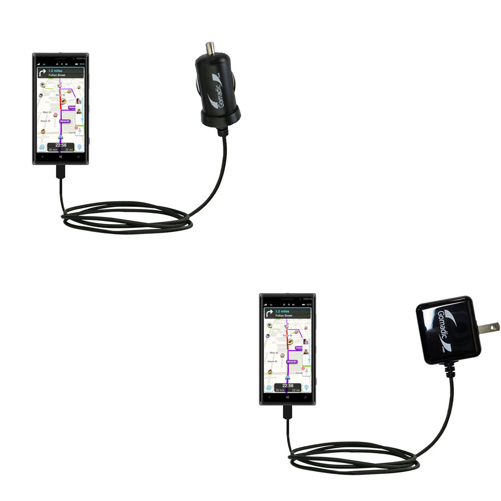 Car & Home Charger Kit compatible with the Nokia Lumia 830