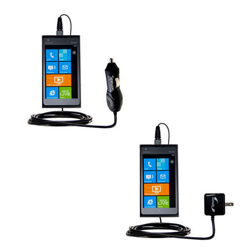 Car & Home Charger Kit compatible with the Nokia Lumia 900