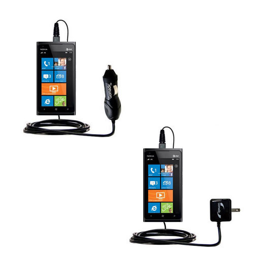 Car & Home Charger Kit compatible with the Nokia Lumia 910