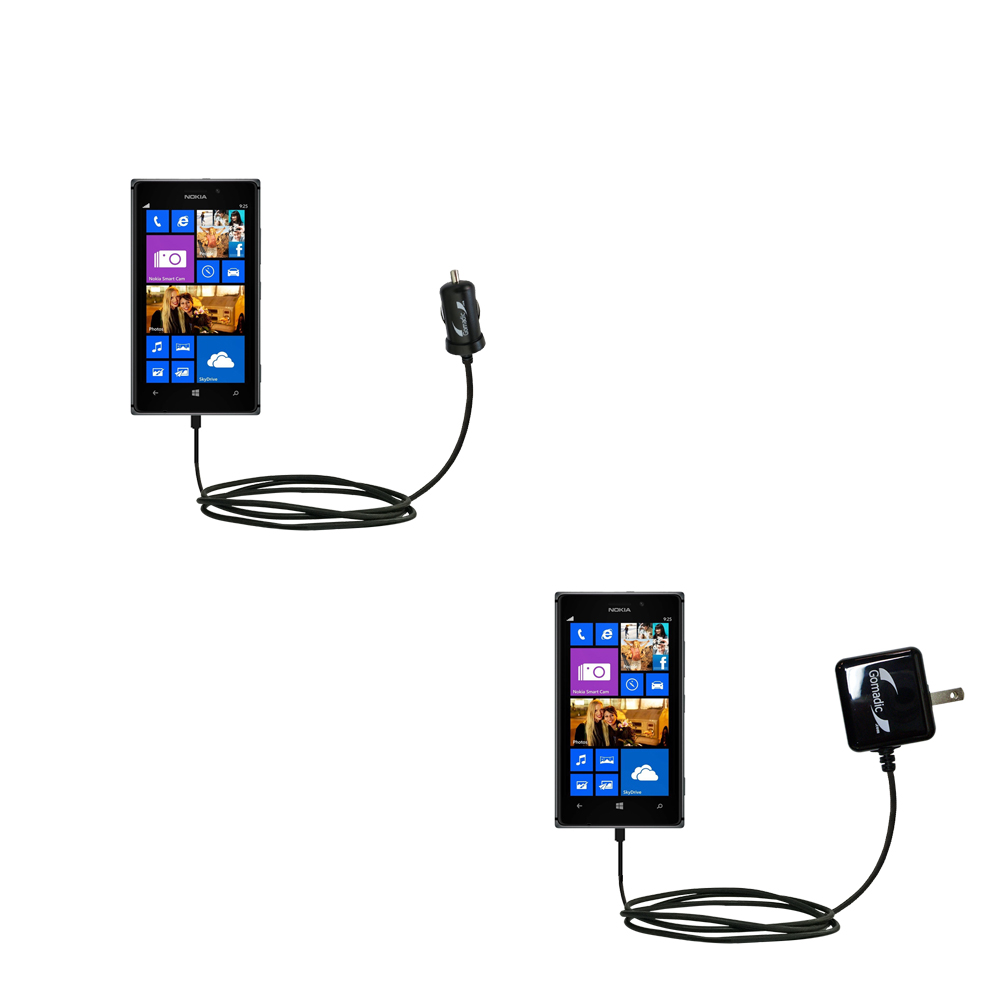 Car & Home Charger Kit compatible with the Nokia Lumia 925