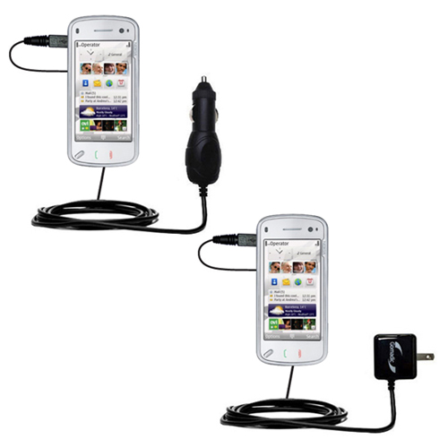 Car & Home Charger Kit compatible with the Nokia N97