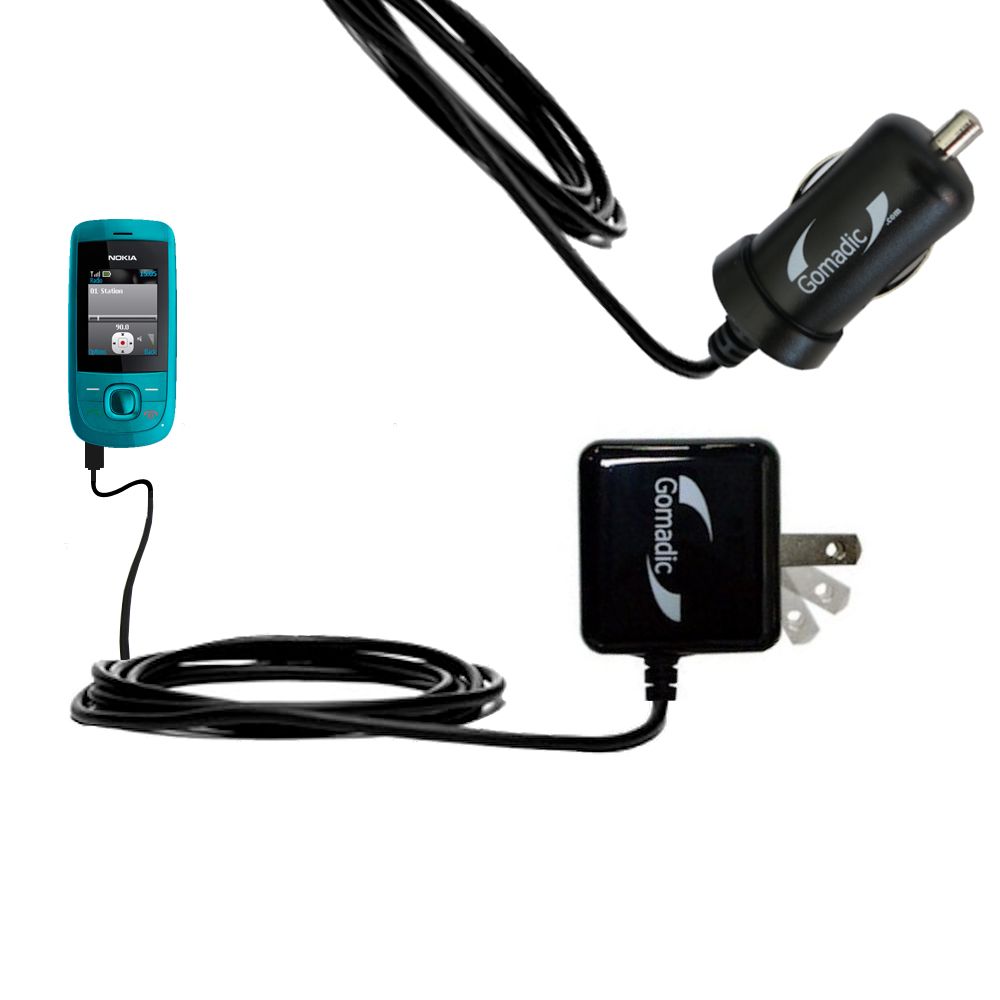Car & Home Charger Kit compatible with the Nokia Slide