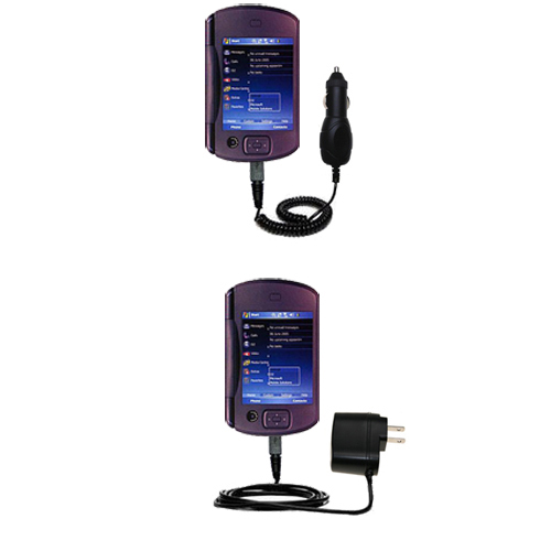 Car & Home Charger Kit compatible with the O2 XDA Exec
