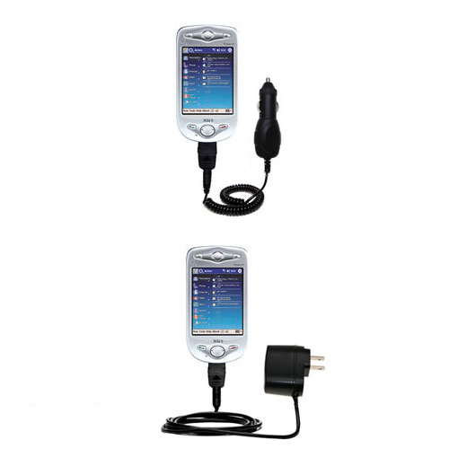 Car & Home Charger Kit compatible with the O2 XDA II
